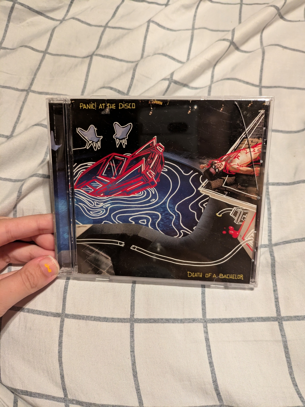 "Death of a Bachelor" CD - Black & Red Album Art